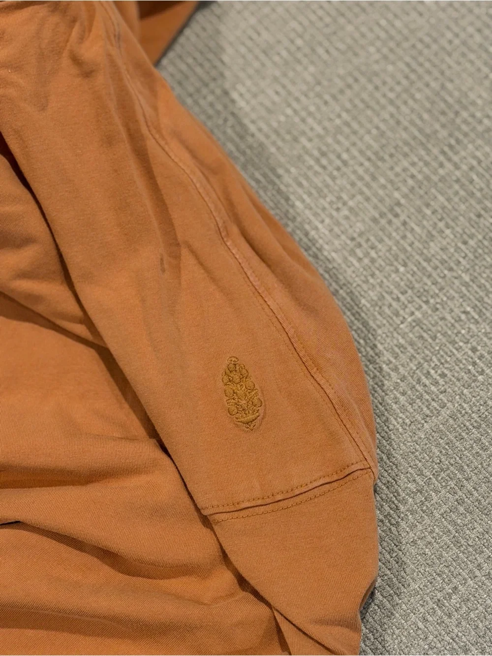 Free People Rust Orange Casual Spaghetti-Strap Jumpsuit - Picture 2 of 4